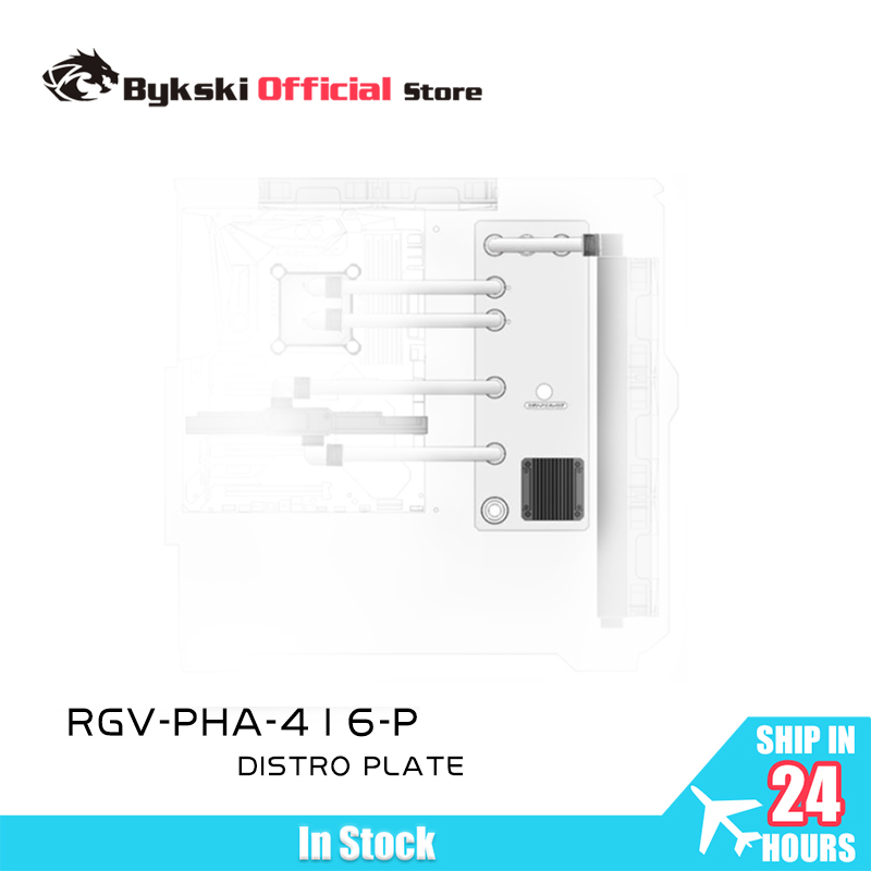 Distro Plate Ddc Pump Combo - استخدام خزان الأكريليك BYKSKI RGV-PHA-416-P لعلبة