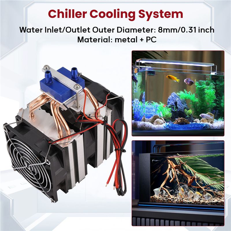 A42Z-1 مبرد حراري كهربائي للكم - مراجعة Chiller Water Cooling System Pc وسعره