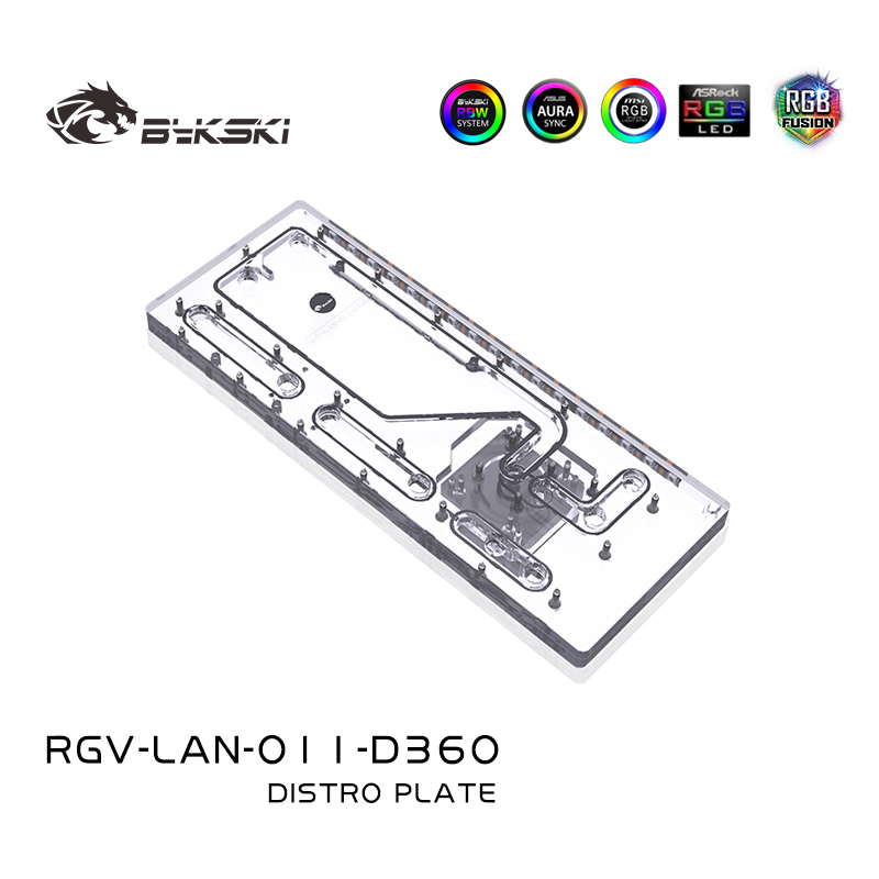 لوحة توزيع BYKSKI من الأكريليك - مراجعة Distro Plate Ddc Pump Combo وسعره