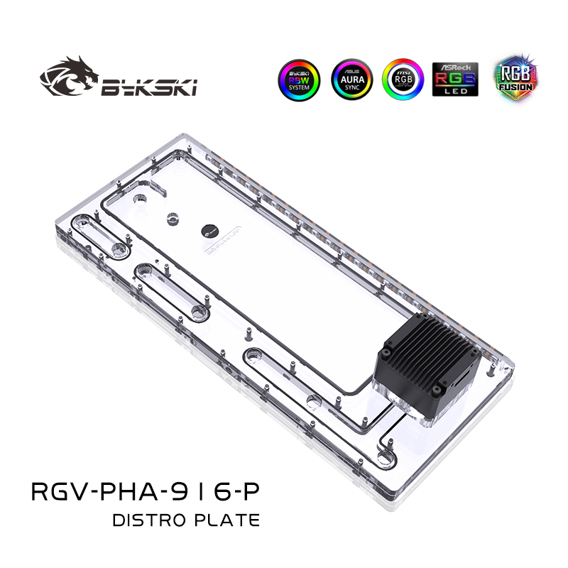 Bykski RGV-PHA-916-P لوحة توزي - مراجعة Distro Plate Ddc Pump Combo وسعره