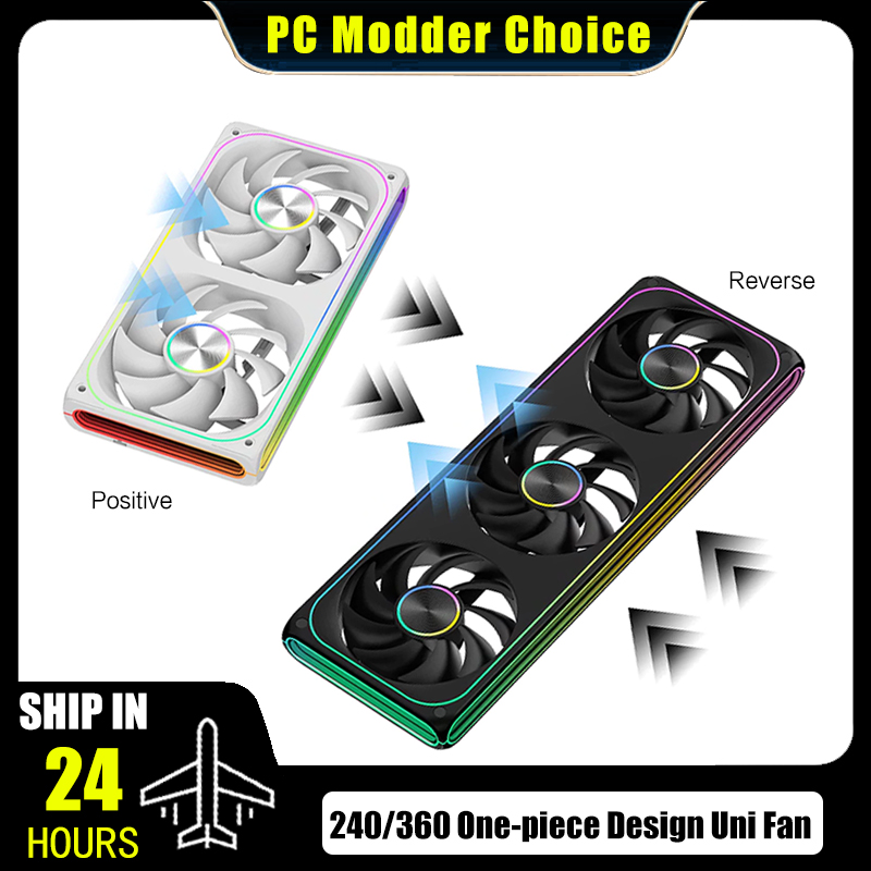 مروحة كمبيوتر مكتبي 240/360 مم - مراجعة Chiller Water Cooling System Pc وسعره